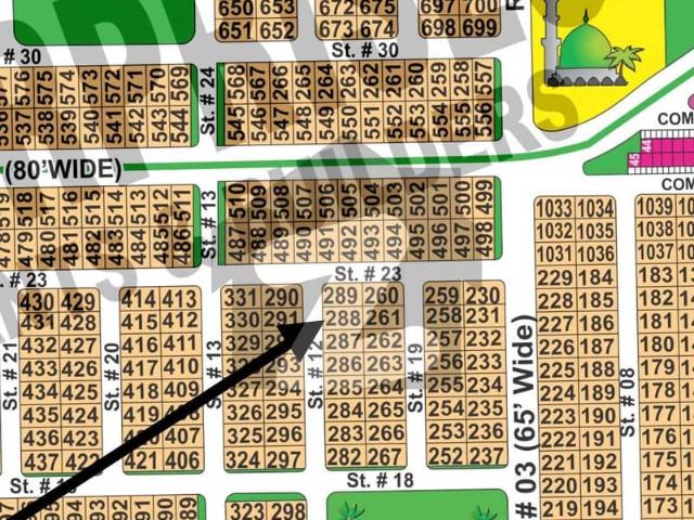1 Kanal Good Location Plot For Sale In DHA Multan Sector E