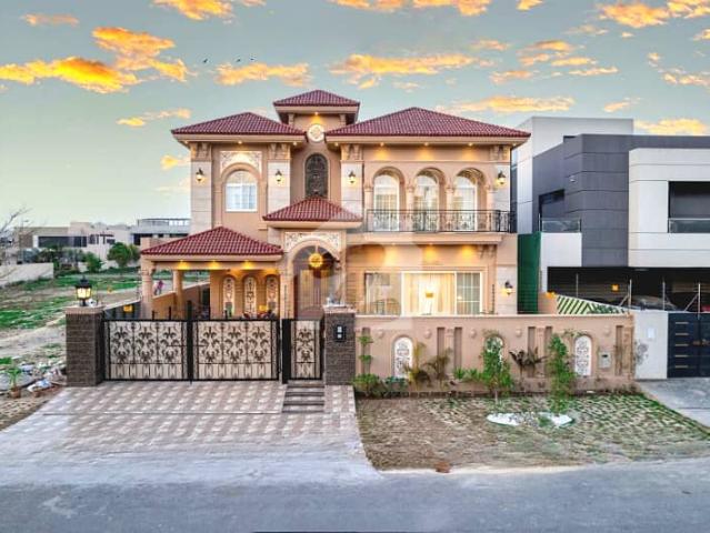 1 Kanal Luxury Ultra Spanish Design Most Beautiful With Basement Bungalow For Sale At Prime Location Of DHA Phase 6 70FT Road Lahore