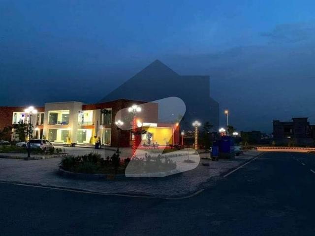 1 Kanal Park Facing Plot For Sale In Sector C DHA Peshawar West Facing Back On Main Boulevard Prime Location