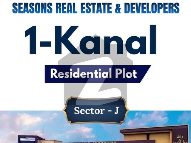 1 Kanal Plot Available In Sector J, Premium Main Boulevard Sector