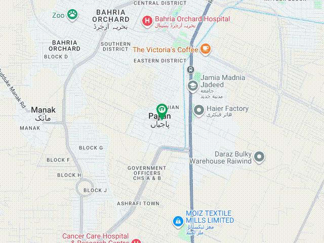 1 Kanal Plot Block A Available For Sale Near Raiwind Road