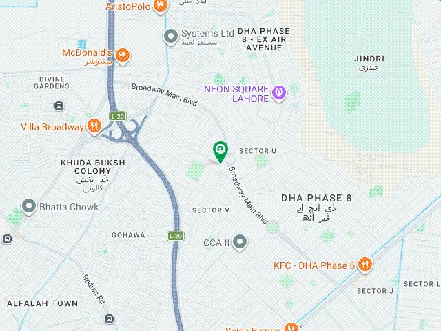 1 Kanal Plot For Sale DHA Phase 8, Block T