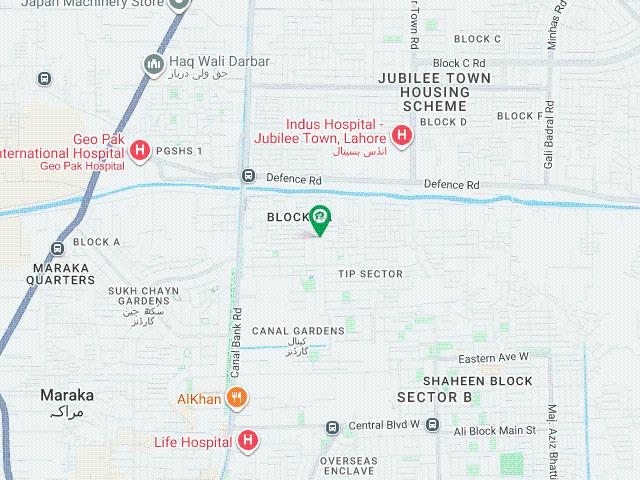 1 Kanal Plot For Sale In Canal Garden A Block