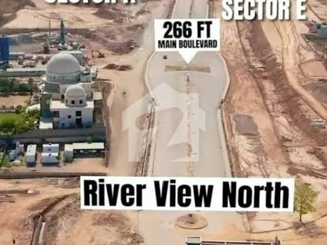 Corner 1 Kanal Plot For Sale In DHA Phase 4 Rriver View North Sector A