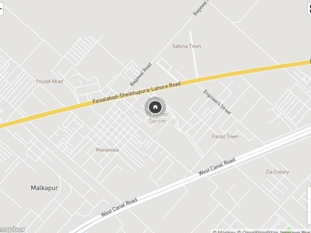 1 Kanal Plot for Sale in Faisalabad Qamar Garden