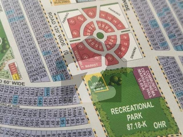 1 Kanal Plot In Lda Avenue 1 On 80 Ft Road Semi Commercial Plot