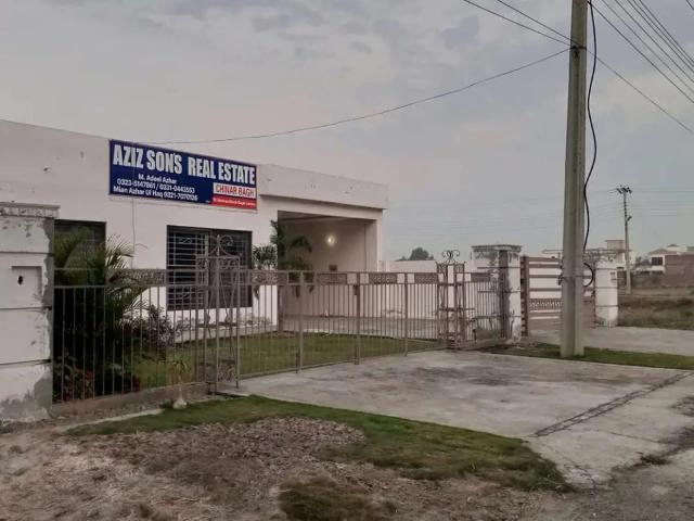 1 kanal plot on 50 feet road lahore chinar bagh id 43789