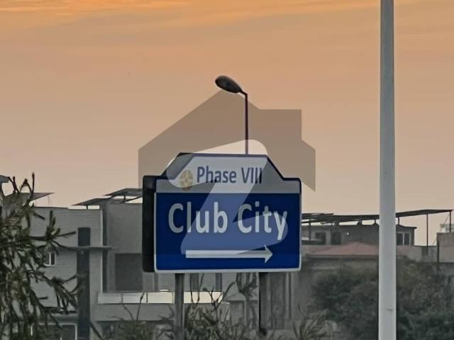 1 Kanal Plots for Sale Club City, Street 11, Bahria Town Phase 8