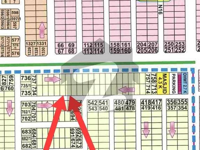 1+ kanal plots in phase 7 block R near Dha Raya and back of 150' rd
