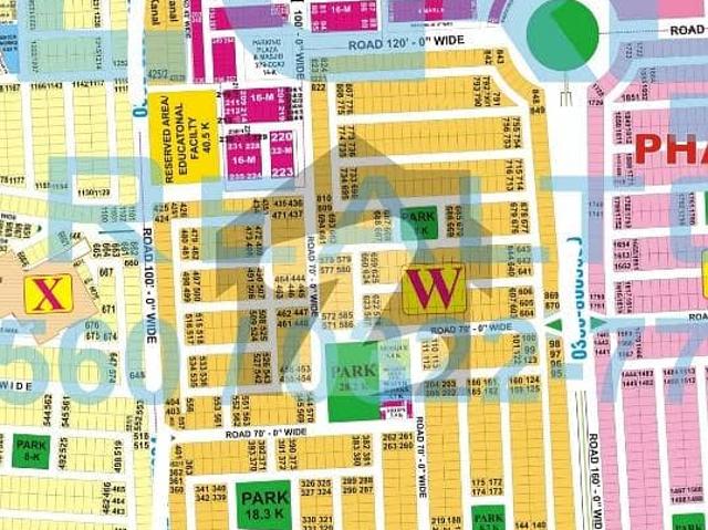 1 Kanal Prime Plot Block W Phase 8 For Sale DHA Lahore