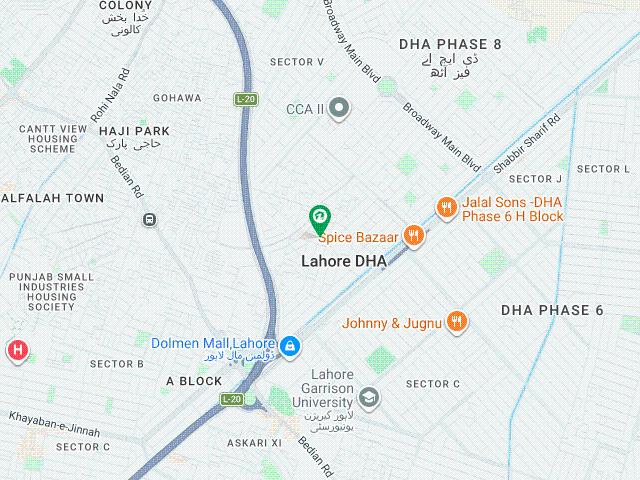 1 Kanal Residential Corner Pair For Sale In DHA Lahore Phase8 Hot Location
