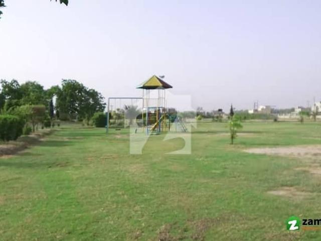 1 Kanal Residential Corner Possession Facing Park Plot For Sale In AWT Phase 2 Block B