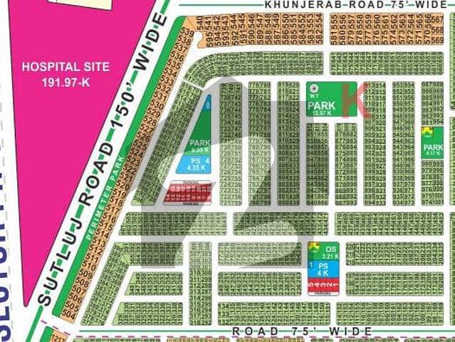 10 Marla Residential Plot Available For Sale on KHUNJRAB Road, LDA City Lahore