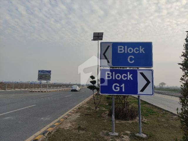 1 Kanal Residential Plot For Sale Located On The Back Of Khunjrab Road In Block G1, Direct Access To Chenab Road, LDA City