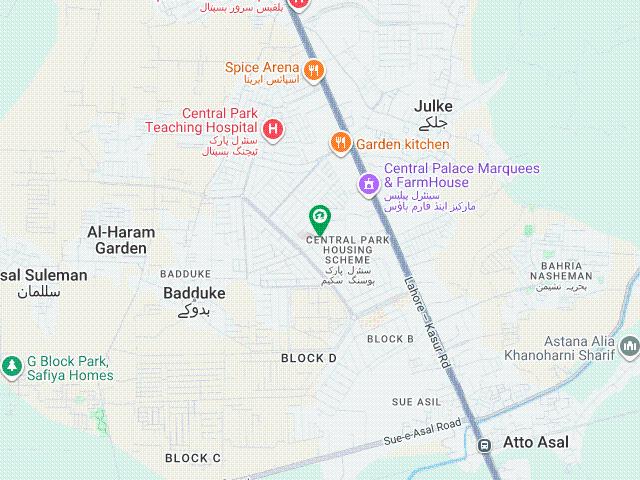 1 Kanal Residential Plot In Central Park Block A For sale At Good Location