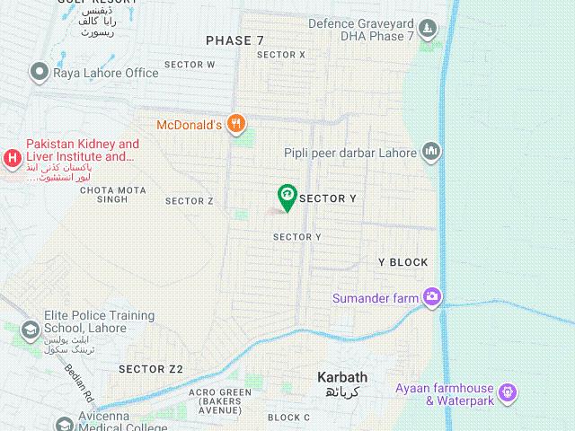 1 Kanal Residential Plot Is Available For Sale In DHA Phase 7 Plot # Y 4221
