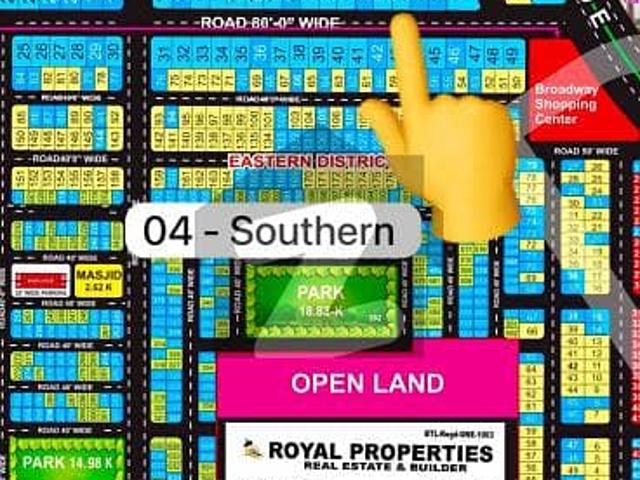 1 Kanal Super Hot Builder Location Developed Plot In Southern Block For Sale In Very Reasonable price
