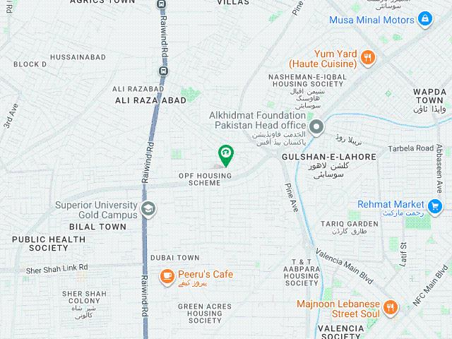 1 Kanal Semi Commercial Plot On Main Khayaban e Jinnah Road