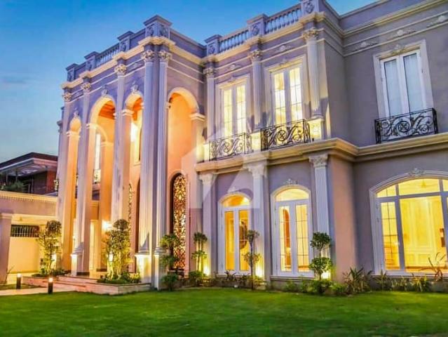 1 Kanal Top Quality Build Luxurious Beautiful Spanish Design Villa Full Furnished With Basement For Sale In DHA Lahore Phase 7 Prime Location