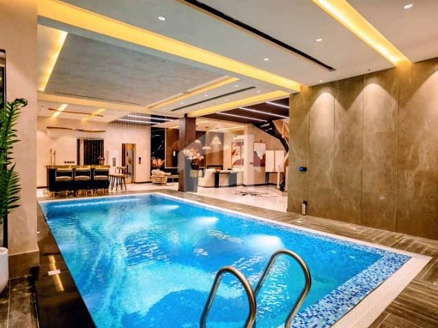1 Kanal Top Quality Build Luxurious Beautiful Ultra Modern Design Villa Fully Furnished With Basement For Sale In DHA Lahore Phase 6 Prime Location, Near Dolmen Mall