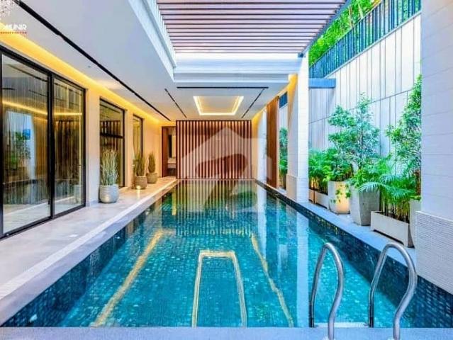 1 Kanal Top Quality Build Luxurious Beautiful Ultra Modern Design Villa Fully Furnished With Basement For Sale In DHA Lahore Phase 6 Prime Location, Near RAYA