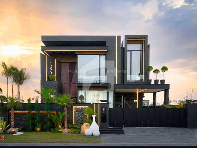 1 Kanal Top Quality Build Luxurious Beautiful Ultra Modern Design Villa Fully Furnished With Basement For Sale In DHA Lahore Phase 6 Prime Location Near RAYA