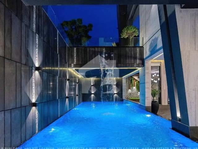 1 Kanal Top Quality Build Luxurious Beautiful Ultra Modern Design Villa Fully Furnished With Basement For Sale in DHA Lahore Phase 7 Prime Location, Near RAYA