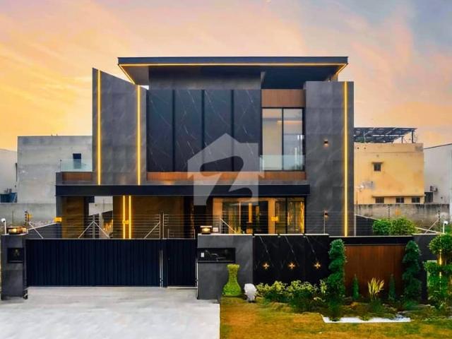 1 Kanal Top Quality Build Luxurious Beautiful Ultra Modern Design Villa Fully Furnished With Basement For Sale In DHA Lahore Phase 7 Prime Location, Near RAYA