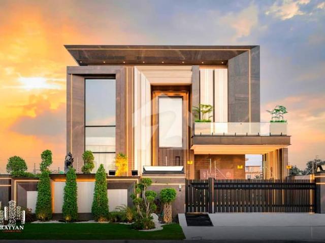 1 Kanal Top Quality Build Luxurious Beautiful Ultra Modern Design Villa Semi Furnished With Basement For Sale In DHA Lahore Phase 6 Prime Location