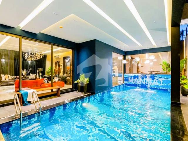 1 Kanal Top Quality Build Luxurious Beautiful Ultra Modern Design Villa Semmi Furnished With Basement For Sale In DHA Lahore Phase 7