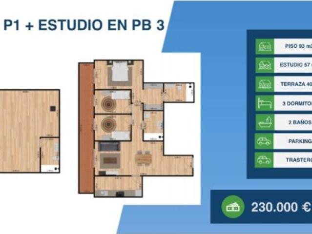 1 PLANTA + ESTUDIO PB 3
