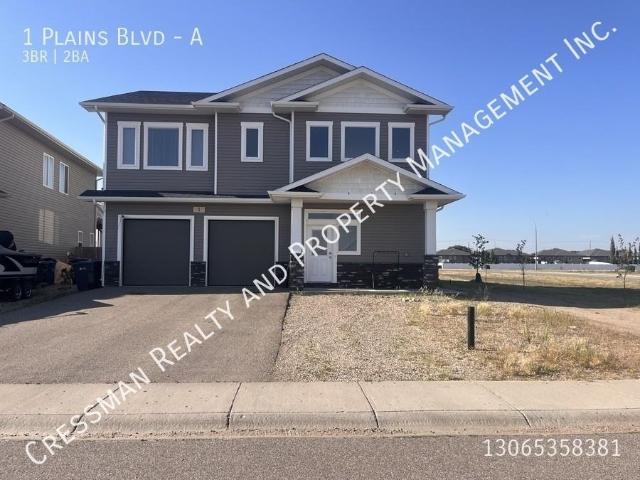 1 Plains Blvd 3 Bedroom Home for Rent at 1 Plains Blvd, Pilot Butte, SK S0G None