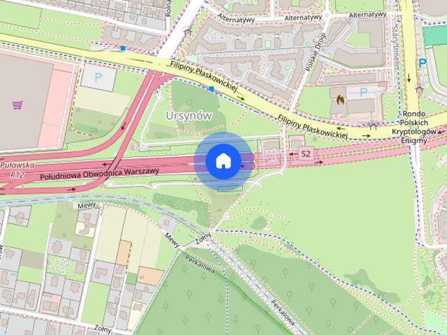 1 pokojowe 35m2 z garderobą, meble, oś.zamknięte, metro Natolin 3 min