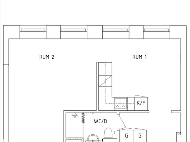 1 rums hus i KARLSTAD 36 m² 5 093 kr