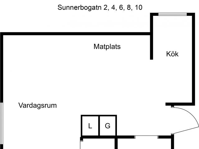 1 rums lägenhet i Älmhult 38 m² 3 990 kr