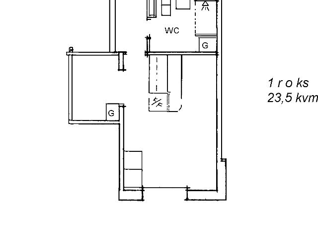 1 rums lägenhet i Arvidsjaur 24 m² 3 139 kr