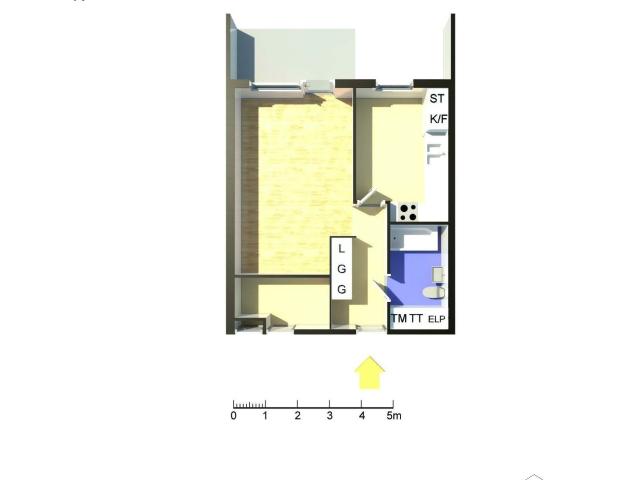 1 rums lägenhet i Hunnebostrand 43 m² 4 481 kr