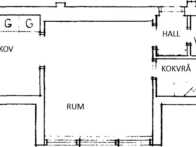1 rums lägenhet i Järvsö 28 m² 3 170 kr