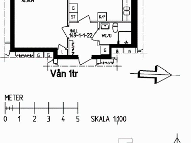 1 rums lägenhet i KARLSKOGA 40 m² 4 341 kr
