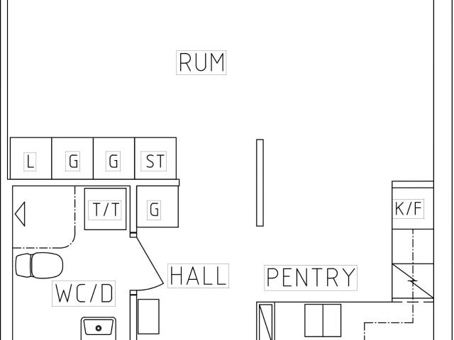 1 rums lägenhet i Ljungby 34 m² 5 734 kr