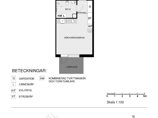 1 rums lägenhet i Ljungby 35 m² 5 771 kr