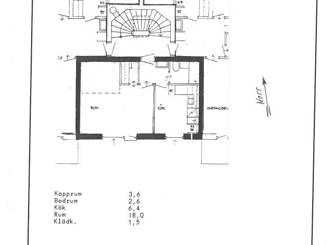1 rums lägenhet i Motala 34 m² 3 493 kr
