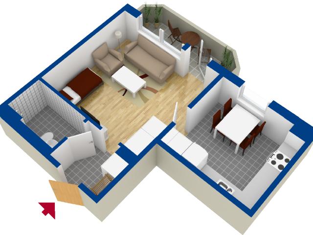 1 rums lägenhet i Östersund 36 m² 4 572 kr