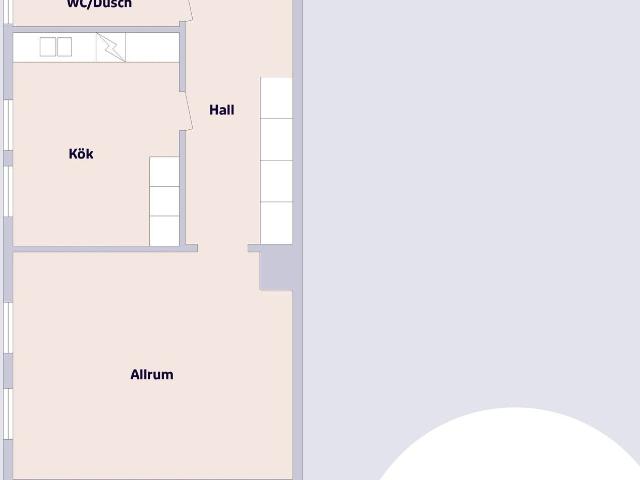 1 rums lägenhet i Östersund 54 m² 8 727 kr