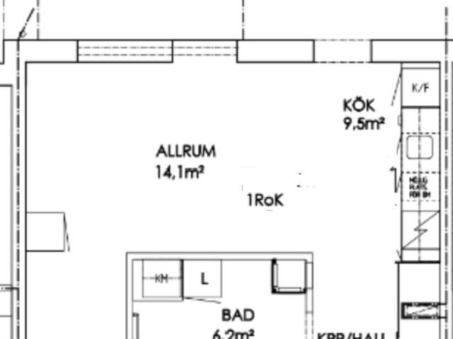1 rums lägenhet i RÄTTVIK 35 m² 5 794 kr