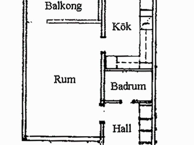 1 rums lägenhet i SALA 39 m² 4 190 kr