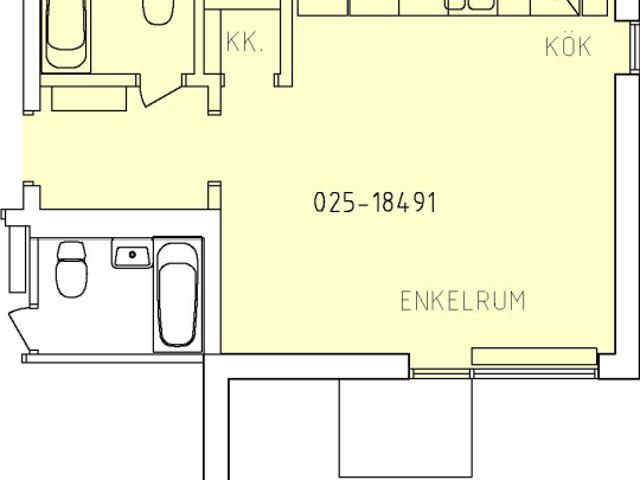 1 rums lägenhet i Södertälje 30 m² 5 323 kr