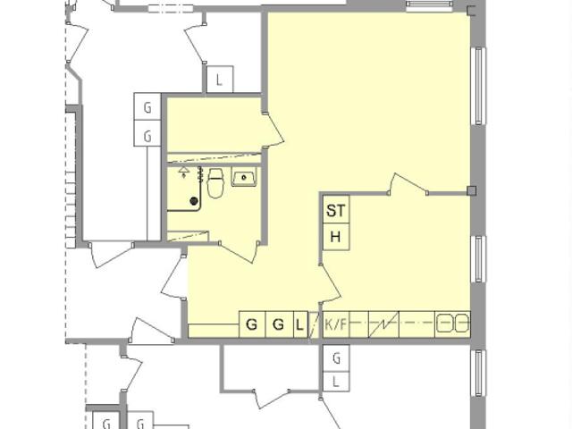 1 rums lägenhet i Södertälje 43 m² 6 280 kr