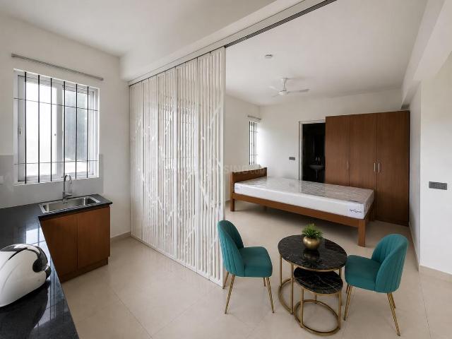 1 RK Apartment in Domlur Layout for rent Bengaluru. The reference number is 20768318