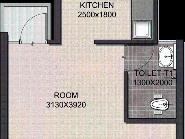 1 RK Apartment in Mahurali for rent Ghaziabad. The reference number is 17133641